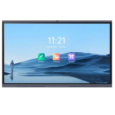 স্কুলের জন্য H11S 65'' মোবাইল অল ইন ওয়ান পিসি এলসিডি ইন্টারেক্টিভ হোয়াইটবোর্ড