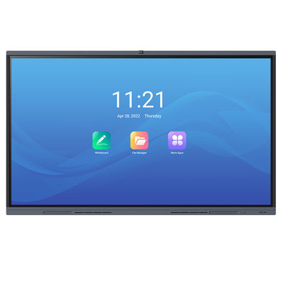 স্কুলের জন্য H11S 75'' 8G RAM স্মার্ট টিচ বোর্ড 4K UHD ইন্টেলিজেন্ট ইন্টারেক্টিভ ফ্ল্যাট প্যানেল