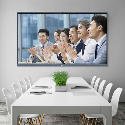 সভার জন্য অ্যালুমিনিয়াম খাদ ফ্রেম 86 ইঞ্চি LCD ইন্টারেক্টিভ হোয়াইটবোর্ড