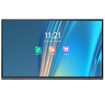 H10S 86'' 4K ইনফ্রারেড টাচ স্মার্ট বোর্ড UHD কনফারেন্স ইন্টারেক্টিভ টিভি হোয়াইটবোর্ড